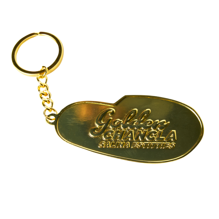Golden Chancla Keychain